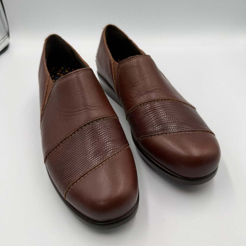 SAS Nora Loafers Shoes Women’s 8.5 Auburn Lizard Minimalist Business Casual